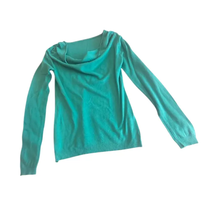 Maglione con collo drappeggiato
