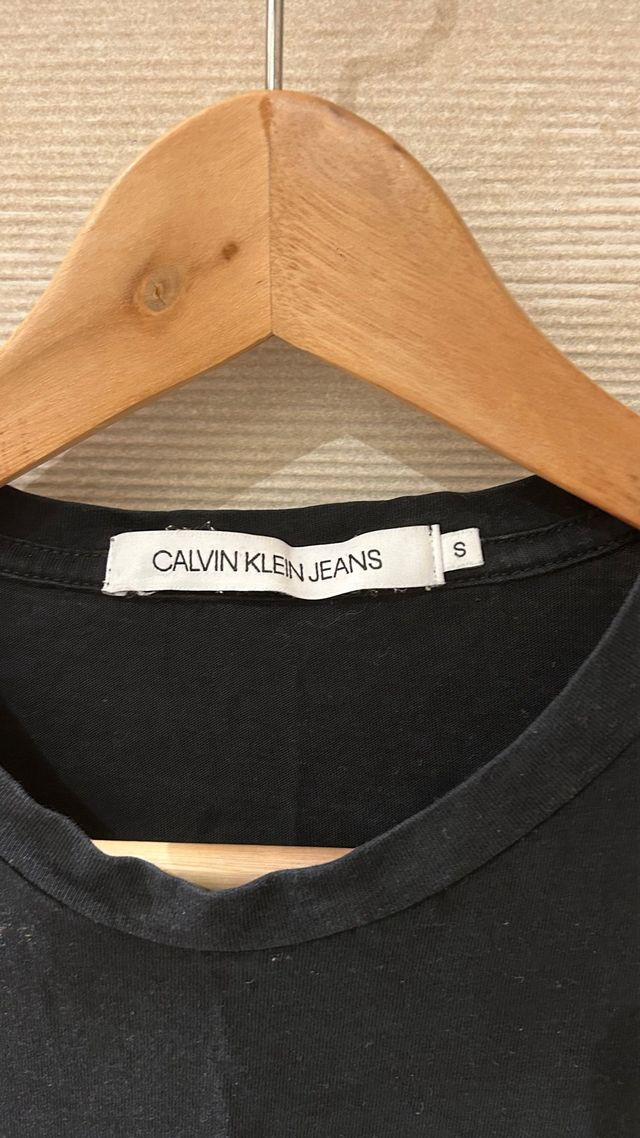 Camiseta Calvin Klein Jeans Negra Talla S
