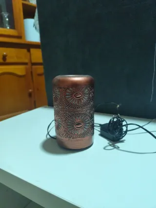 Ambientador cobre con diseño labrado