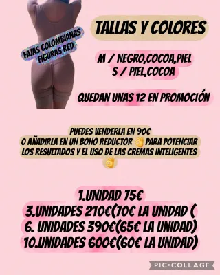 Figuras Red Cremas,utensilios, fajas..