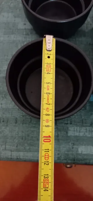 Set 6 Ciotoline Salse Nere con Cucchiaini