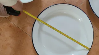 6 Palanganas de Porcelana Grandes vintage