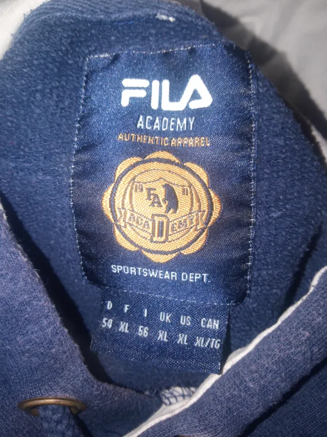 Felpa Fila Academy 1911 Blu XL