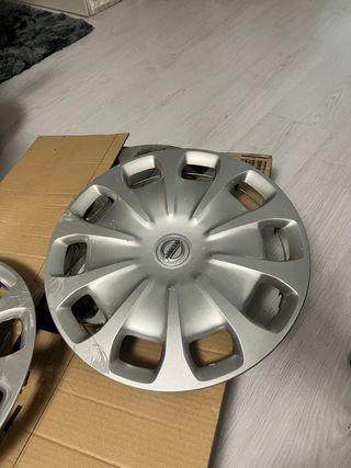 Tapacubos Nissan 15 pulgadas juego de 3x1