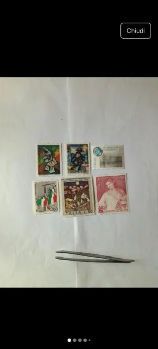 Francobolli Repubblica Italiana 1974