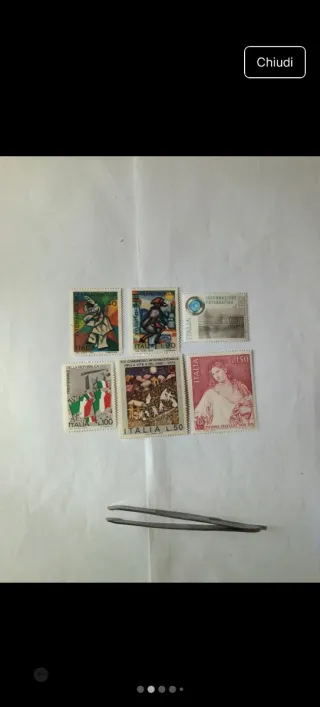 Francobolli Repubblica Italiana 1974