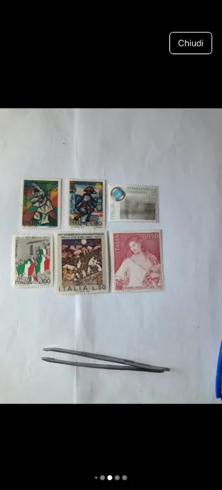 Francobolli Repubblica Italiana 1974