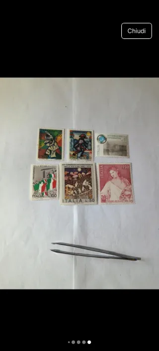 Francobolli Repubblica Italiana 1974