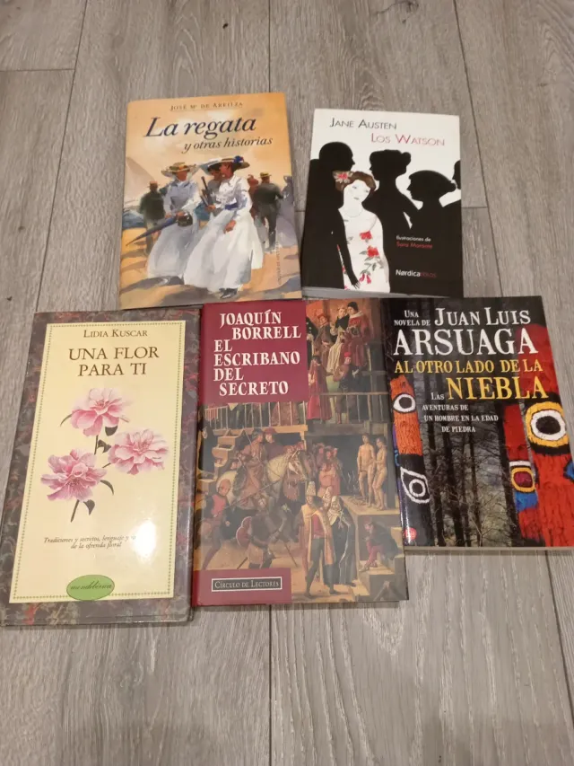 Anuncio con varias novelas
