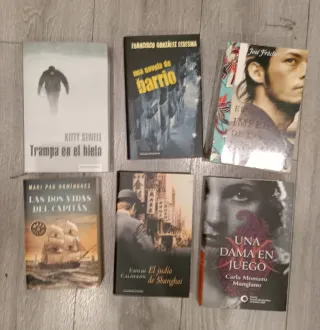 Anuncio con varias novelas