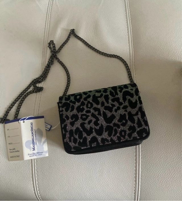 Massimiliano Incas borsetta leopardata