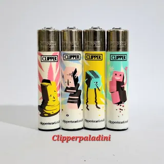 Set 4 Accendini Clipper Israel