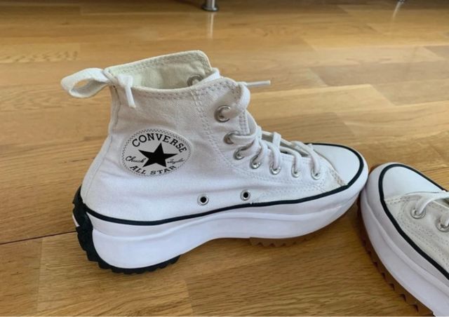 Converse Run Star Hike Plataforma Blancas