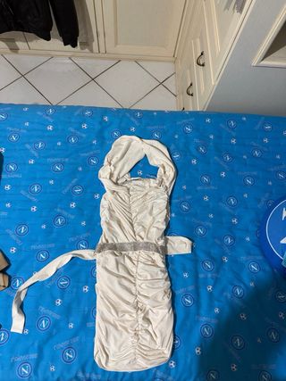 Mini abito nero con strass taglia S e M