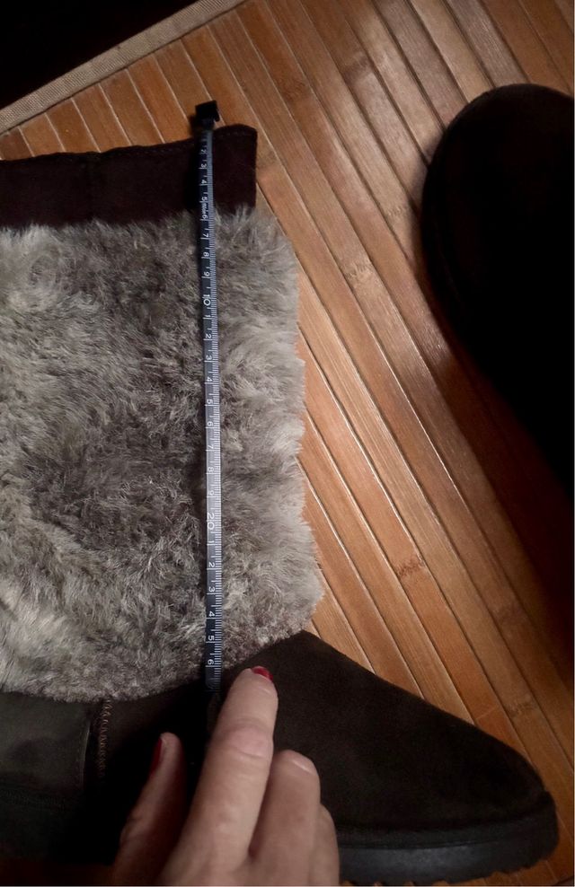 Stivaletti Coin eco pelliccia marrone