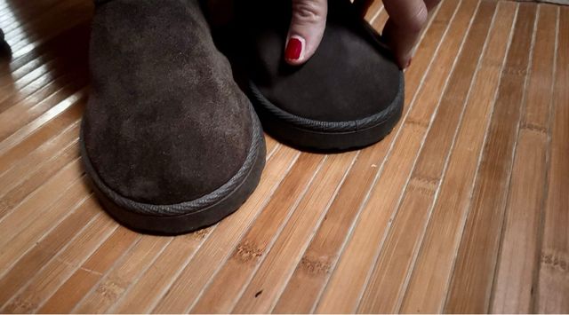 Stivaletti Coin eco pelliccia marrone