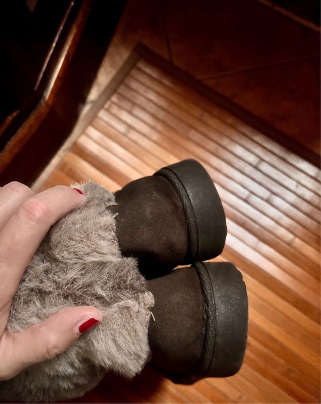 Stivaletti Coin eco pelliccia marrone