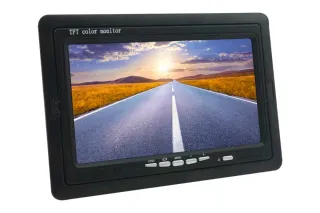 Monitor Sorveglianza 7 Pollici LCD TFT Colori 2xAV