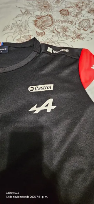 Camiseta Oficial Alpine F1 Le Coq Sportif Talla XL