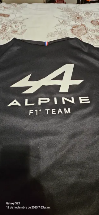 Camiseta Oficial Alpine F1 Le Coq Sportif Talla XL