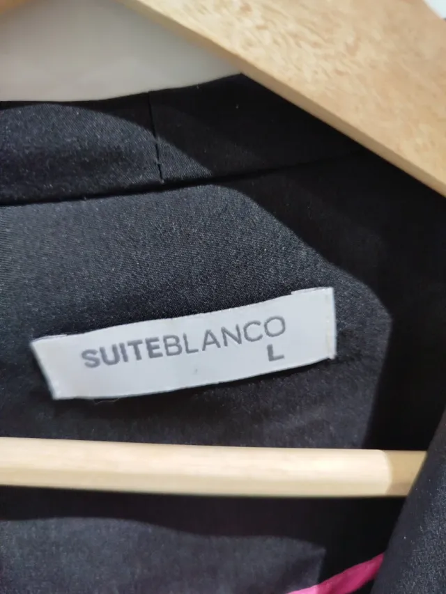 Blazer torera Blanco negro talla L