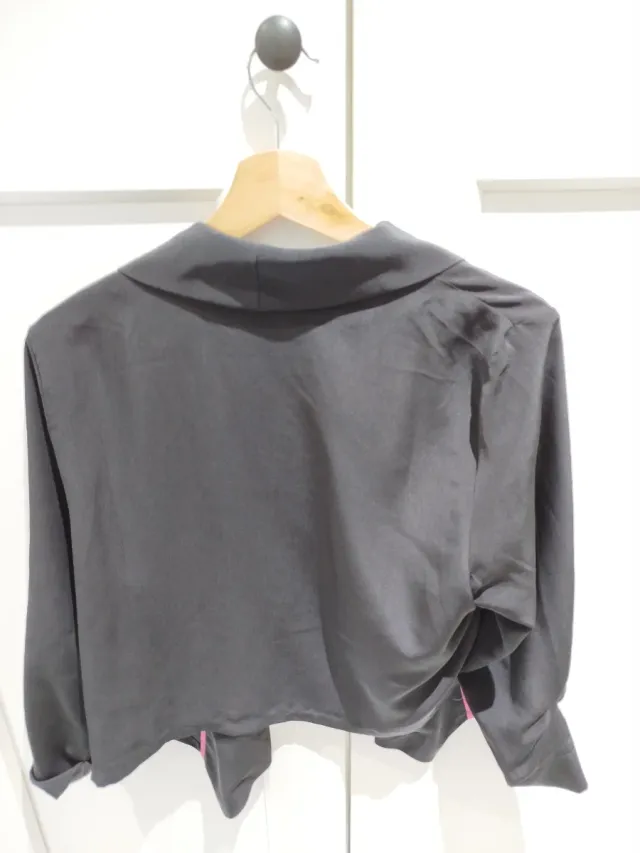 Blazer torera Blanco negro talla L