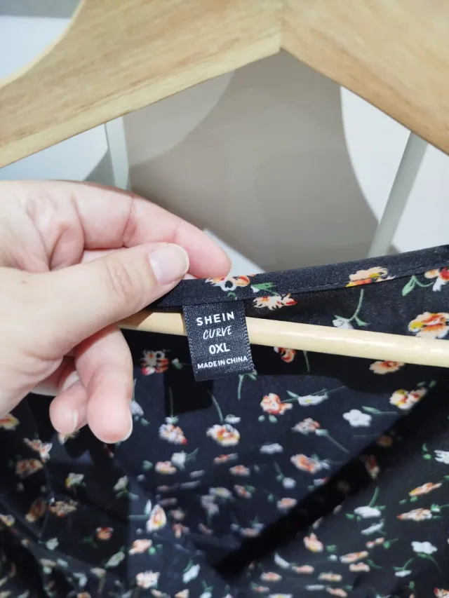 Vestido estampado floral Shein