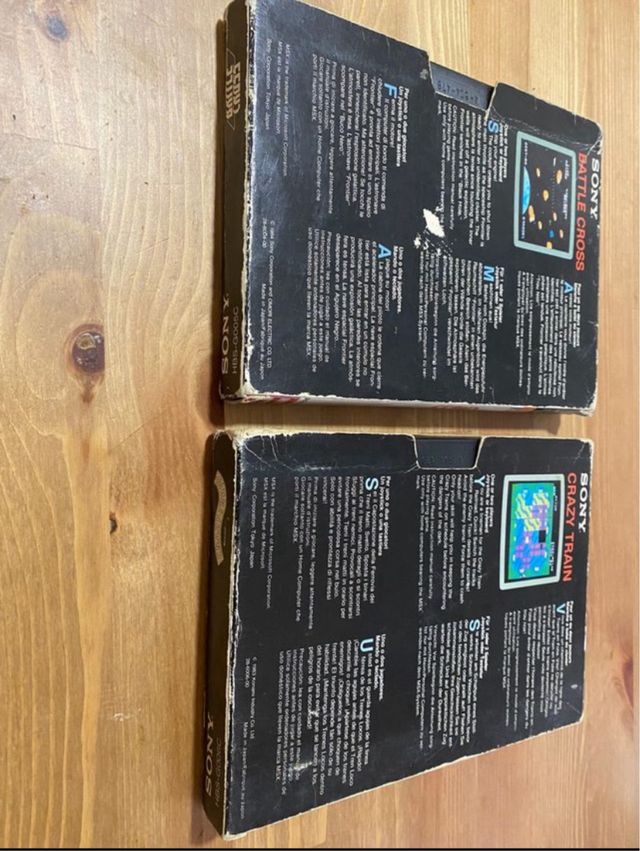 Juegos MSX Sony Hit Bit (2) - Battle Cross, Crazy