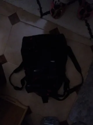 Bolso de gimnasio mujer negro y rosa