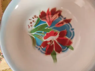 3 Zafas Porcelana Vintage Florales