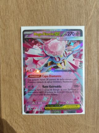 Carta Pokémon Mega Diancie Ex Fuegos Fantasmales
