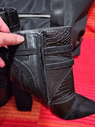 Botines de vestir invierno mujer negros