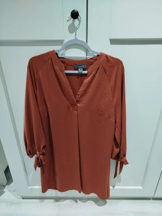 Vestido naranja corto Primark talla M