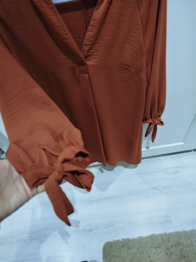 Vestido naranja corto Primark talla M