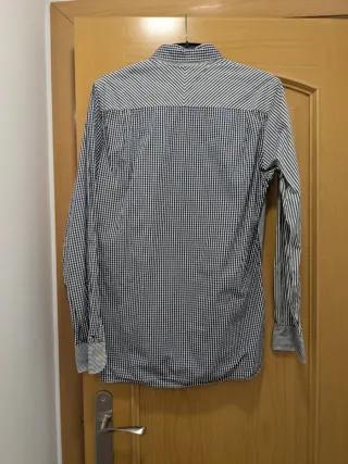 Camisa Tommy Hilfiger Rayas y Cuadros Azul