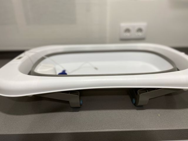 Bañera plegable bebé con termómetro
