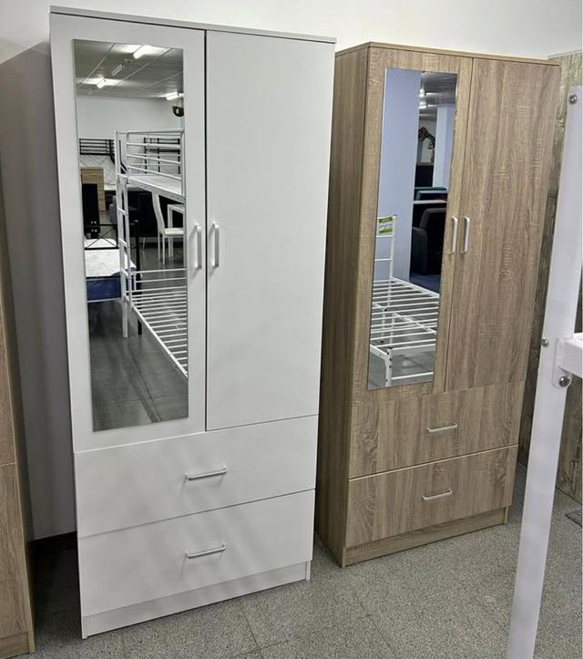 Armario 2 puertas con espejo