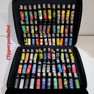 Accendini Clipper con valigetta