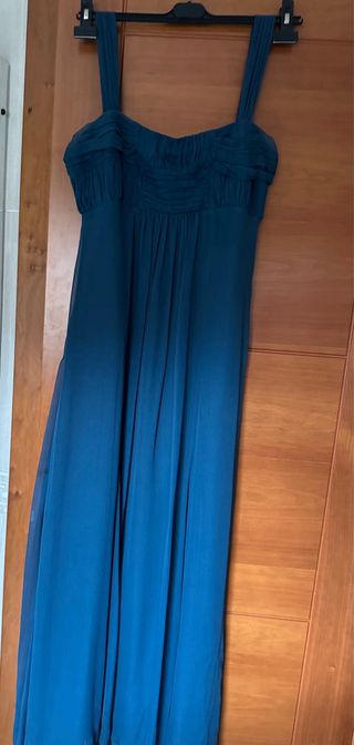 Vestido fiesta azul añil Tintoreto