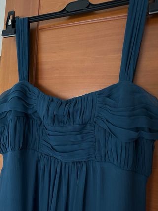 Vestido fiesta azul añil Tintoreto