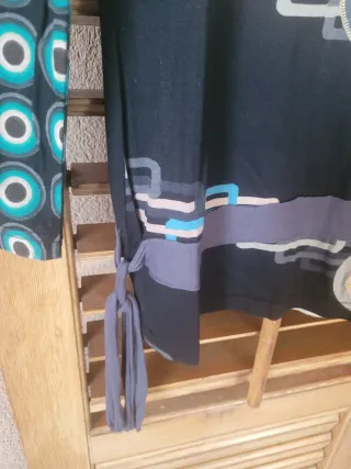 Maglia Desigual donna nera multicolor