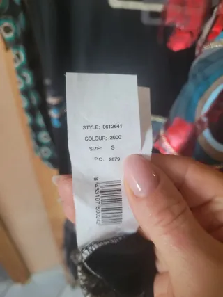 Maglia Desigual donna nera multicolor