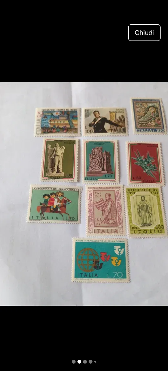 Francobolli Italiani 1975 Nuovi