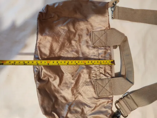 Bolso Kipling Beige Dorado