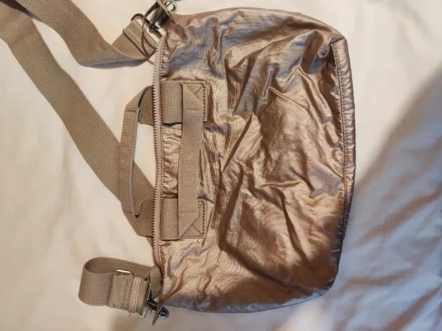 Bolso Kipling Beige Dorado
