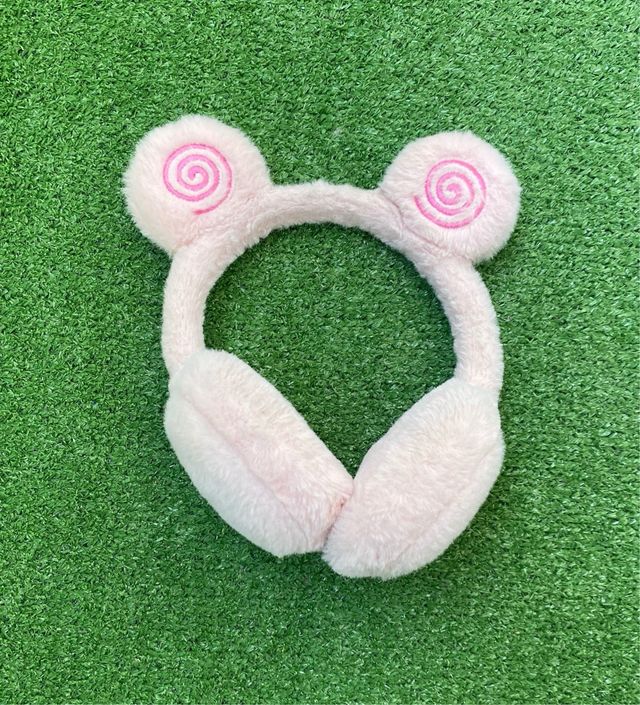 Orejeras De Peluche Rosa