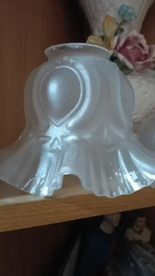 Tulipa Modernista Vidrio Opalino