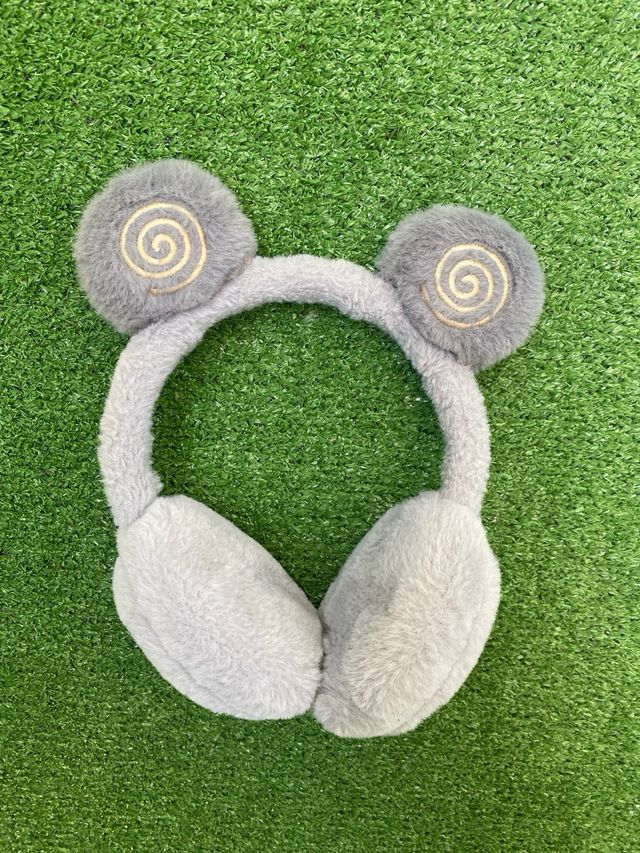 Orejeras De Peluche Grises