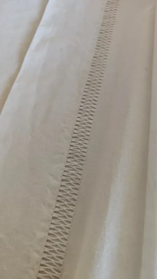 Lenzuolo Matrimoniale Ajour Puro Cotone