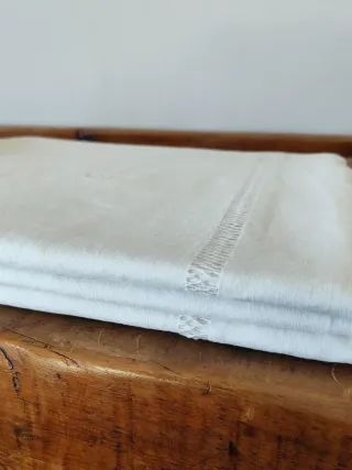 Lenzuolo Matrimoniale Ajour Puro Cotone